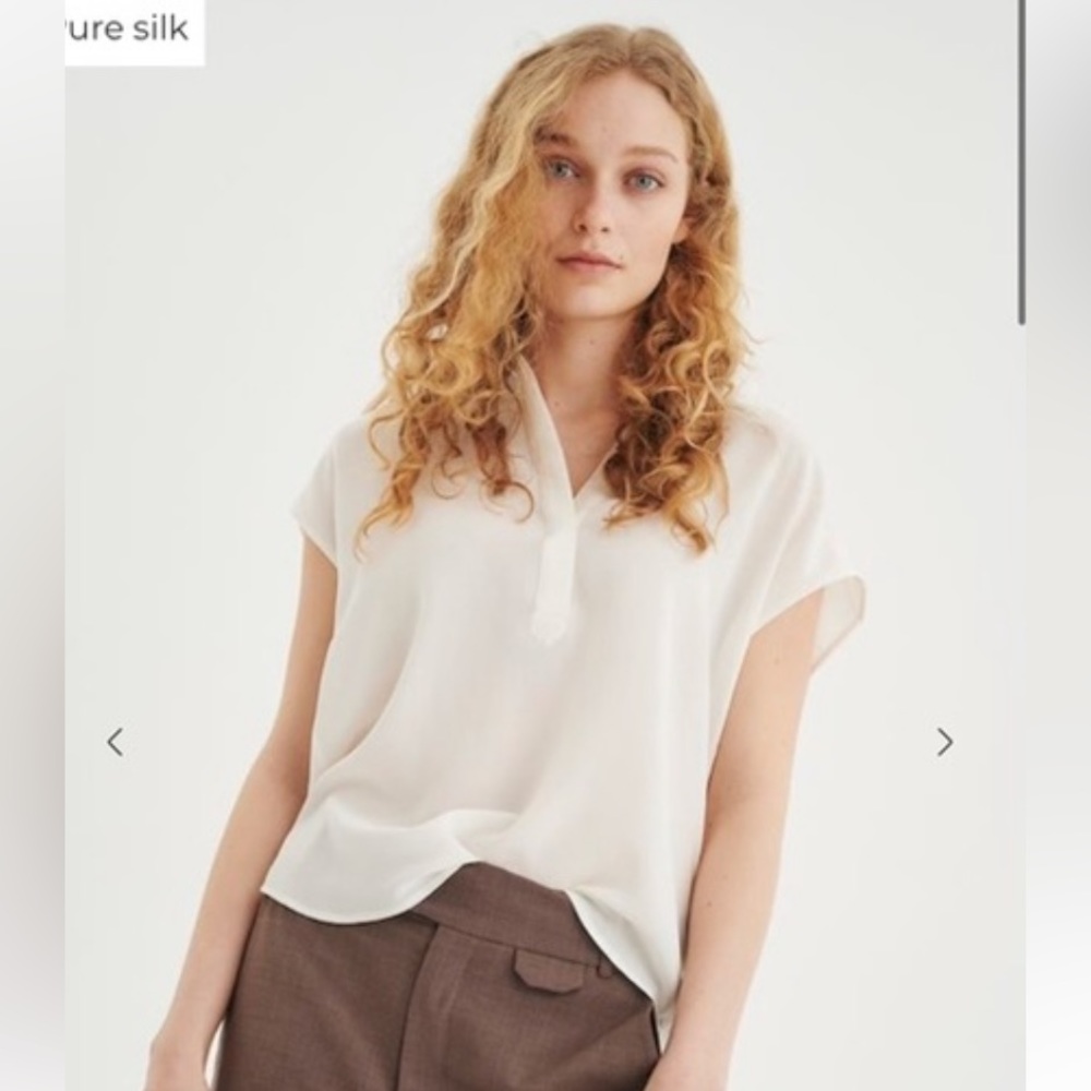InWear 100% Silk Top - Relaxed fit